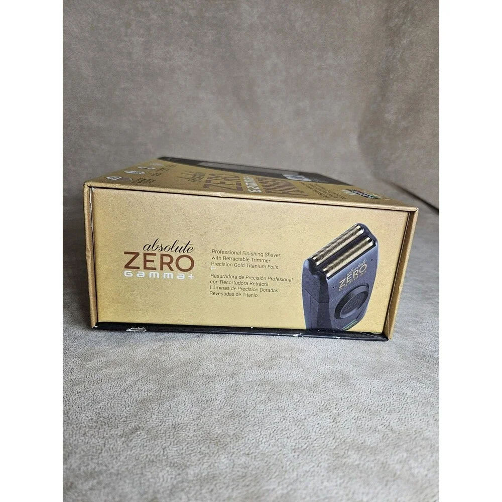 Gamma+ Absolute Zero Professional Foil Shaver with Retractable Trimmer GPAZFF